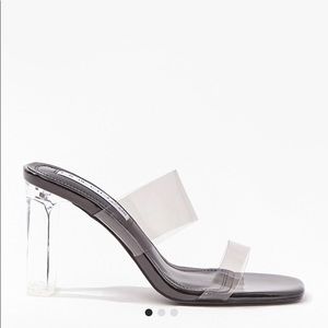 Brand new clear heel